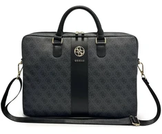 „Guess“ krepšys 4G Round 4G &amp; Classic Logos Stripe 16" juodas