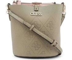 Guess, Amara, Polyester, Textile Handbag, 4G Logo, Žalias, HWSG8493010, 22 x 20.5 x 14 cm
