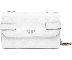 Guess, Malia, Synthetic Leather, Textile Bag, Baltas, GG848821, For Women, 25 x 15 x 9 cm