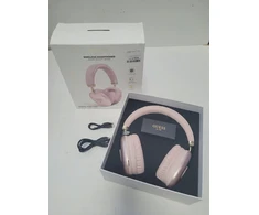 Ausinės Guess Bluetooth 5.3 Metallic Triangle Logo rožinė