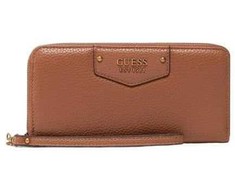 Guess, Guess, Tekstilinė piniginė, SLG, didelis užtrauktukas, SWEVB839046CAR, Ruda, Moterims