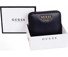 Guess, Guess, Textile Wallet, SLG Card, SWVB8500370, Juodas, For Women