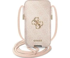 Krepšys Guess 6,7" dėklas 4G Big Metal Logo (Guuphl4gmgpi) rožinės spalvos