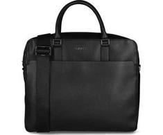 Guess, Scala, Ecological leather, Textile Briefcase, Computer, Juodas, 36 x 29 x 9 cm, For Men