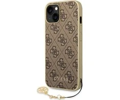 Dėklas Guess GUHCP14MGF4GBR iPhone 14 Plus 6,7" brzowy/ruda hardcase 4G Charms Collection