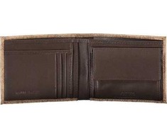 „Guess Vezzola“ tekstilinė piniginė, monetų dėklas, ruda, unisex