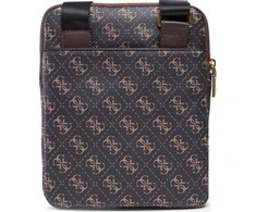 Guess, Vezzola, Textile Crossbody Bag, Dark Brown, 19 x 24 x 2cm, For Men