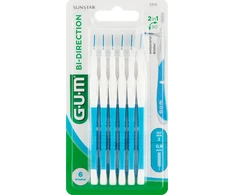 GUM Dviejų krypčių dantenų šepetėlis 0,9 mm