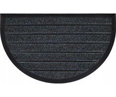 Guminis durų kilimėlis Douceur d`Interieur GALETS, pusmėnulis, PVC, 45 x 75 cm