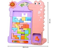 Haba Tetris dėlionė rožinė