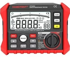 Habotest HT2302 skaitmeninis žemės atsparumo testeris