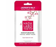 Hada Labo Tokyo Hada Labo Hyaluronic Acid Moisturizing Sheet Mask Face, 20 ml
