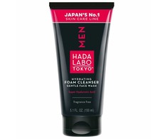 Hada Labo Tokyo Men Hyaluronic Acid Eliminates Impurities Cleansing Foam, 150 ml