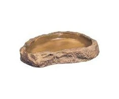 Exoterra - Food Bowl - Neutral, Natural - L 21x18.5x3CM