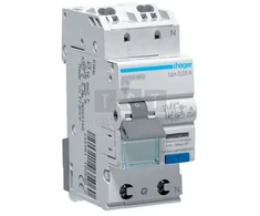 Hager ADS906D Diferencialinis-automatinis jungiklis RCBO 1P+N 6kA B6A 0,03A A tipo QuickConnect ADS906D