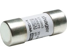 Hager Cilindro saugiklis 22 x 58mm gG 125A 400V 10vnt (LF599G)