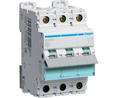 Hager Polo NCN332 grandinės pertraukiklis 3P C 32A 10kA AC NCN332