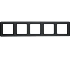 Hager Polo Hager Berker Q.1 rėmas 5 kartus antracitinis aksomas 10156086