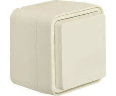 Hager Polo Hager Berker W.1 Vieno lizdo su / U pilna IP55 pilka 6768813515