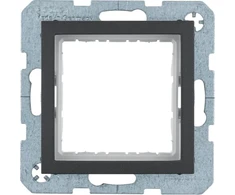 Hager B.Kwadrat/B.3/B.7 adapterių rinkinys systo moduliams 45x45 mm antracito matinės spalvos 14401606