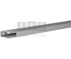 Hager Polo DNG5002007030B tehaselito šukuotas kanalas DNG 50x20mm PVC pilkas DNG5002007030B /2m/