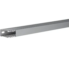 Hager Polo DNG5002507030B tehaselito šukuotas kanalas DNG 50x25mm PVC pilkas DNG5002507030B /2m/