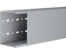 Hager Polo BA68012007030B tehaselito šukuotas kanalas BA6 120x80mm PVC pilkas BA68012007030B /2m/