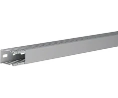 Hager Polo BA64002507030B tehaselito šukuotas kanalas BA6 25x40mm PVC pilkas BA64002507030B /2m/