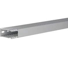 Hager Polo BA66002507030B tehaselito šukuotas kanalas BA6 25x60mm PVC pilkas BA66002507030B /2m/