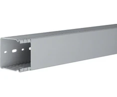 Hager Polo BA66006007030B tehaselito šukuotas kanalas BA6 60x60mm PVC pilkas BA66006007030B /2m/