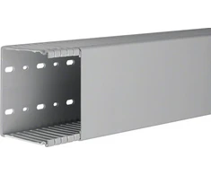Hager Polo BA68010007030B tehaselito šukuotas kanalas BA6 100x80mm PVC pilkas BA68010007030B /2m/