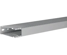 Hager Polo BA68002507030B tehaselito šukuotas kanalas BA6 25x80mm PVC pilkas BA68002507030B /2m/