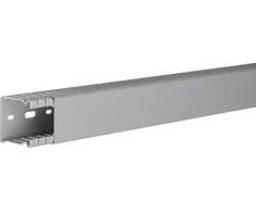 Hager Polo BA64004007030B tehaselito šukuotas kanalas BA6 40x40mm PVC pilkas BA64004007030B /2m/