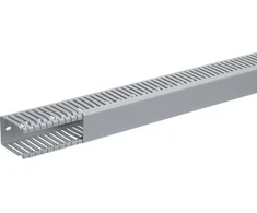Hager Polo BA66004007030B tehaselito šukuotas kanalas BA6 60x40mm PVC pilkas BA66004007030B /2m/