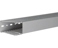 Hager Polo DNG10005007030B tehaselito šukuotas latakas DNG 50x100mm PVC pilkas DNG10005007030B /2m/
