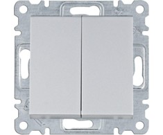 Hager Lumina Łącznik seryjny/świecznikowy sidabrinė WL0042