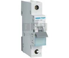 Hager Polo MBS140 automatinis jungiklis Icn=6000A 1P B 40A Greitoji jungtis MBS140