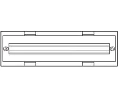 Hager Modulinis rėmelis 24 moduliai 150 x 500mm Univers N (UD12B3)