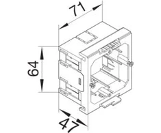 Hager Montavimo dėžutė (G2850)