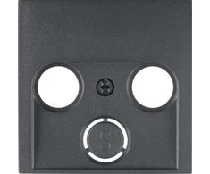 Hager 12031606, Antracito, Plastikas, Termoplastikas, Bet koks prekės ženklas, Matinis, 10 vnt.