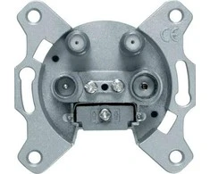 Hager Polo 459410 K.1/K.5 Antenos lizdas 4 išėjimų be pralaidumo mechanizmo 459410