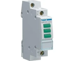 Hager Modulis lempa 3 fazės žalia 230- 400V AC (SVN221)