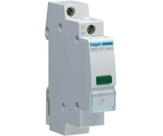 Hager Modulinė lempa žalia 12/48V AC/DC (SVN131)