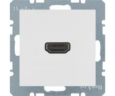 Berker GN.HDMI PRZYŁ.90ST balta B.KWADRAT