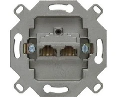 Duomenų lizdai Berker, Lizdo tipas 2x RJ45 Cat6A