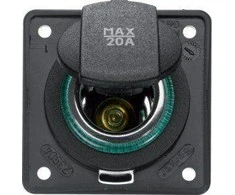 Hager Maitinimo lizdas 24V automobilių antracito kilimėlis IntegrA mechanizmas (0945702505)