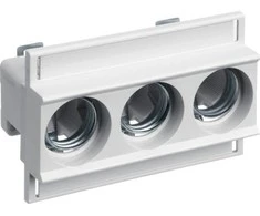 Hager 3P DII saugiklių bazė 25A 500V E27 (LE27K-3)