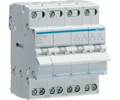 Modulinis kirtiklis Hager SFT440 40A, 4 polių