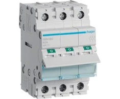 Hager 80A 4P SA480 izoliacijos modulinis atjungiklis