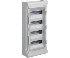 Hager Polo VE412L 4x12 ant paviršiaus montuojamas modulinis skirstomasis skydas IP65 Vector VE412L